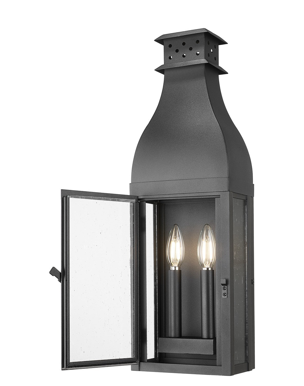 Z-Lite - 5030M-BK - Two Light Outdoor Wall Light - Toulouse - Sand Black