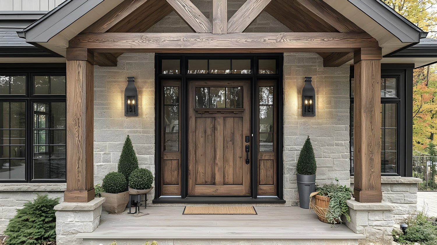 Z-Lite - 5030M-BK - Two Light Outdoor Wall Light - Toulouse - Sand Black