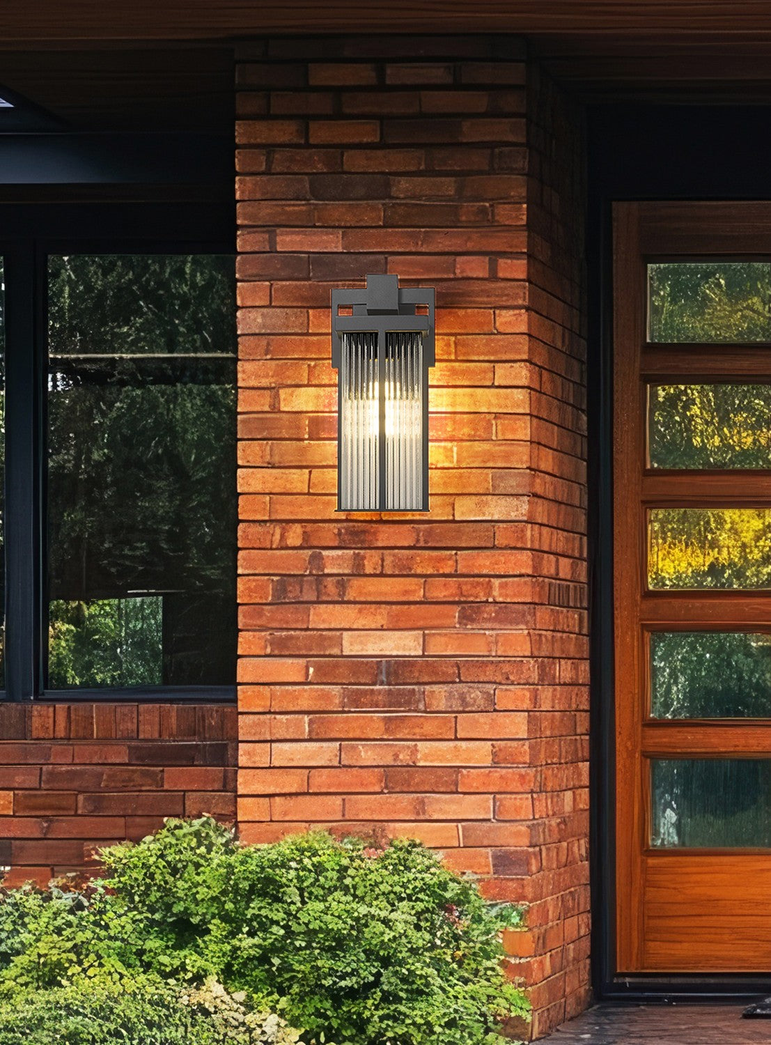 Z-Lite - 5031M-BK - One Light Outdoor Wall Mount - Fortis - Sand Black