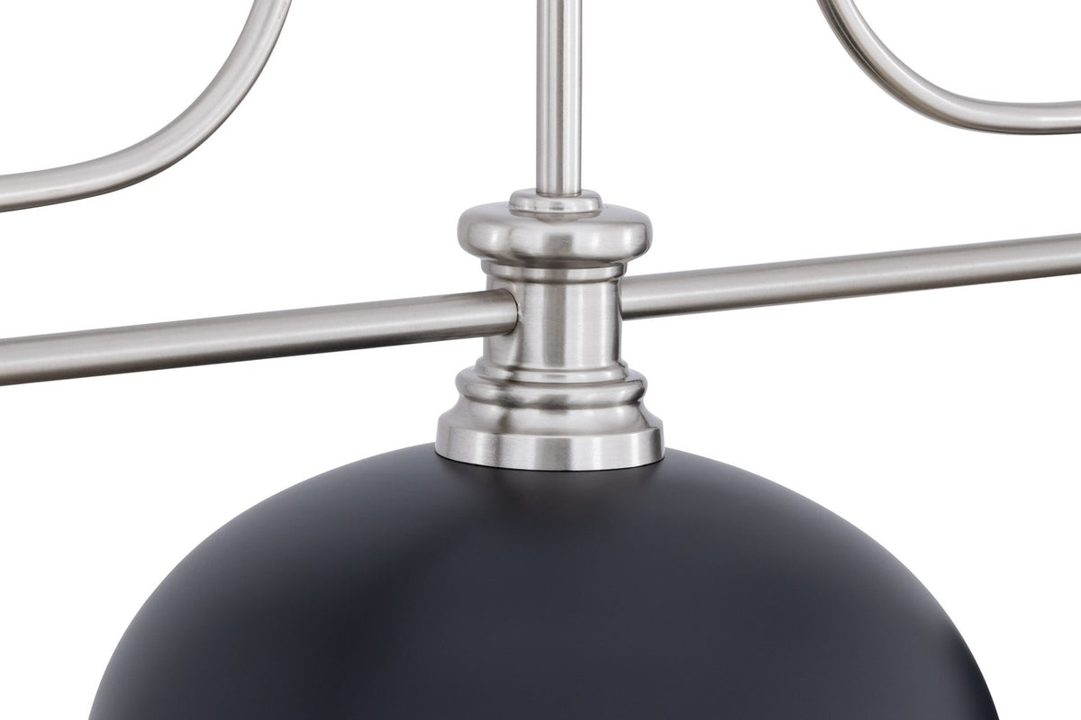 Z-Lite - 725-3BN-D13MB - Three Light Billiard - Melange - Brushed Nickel