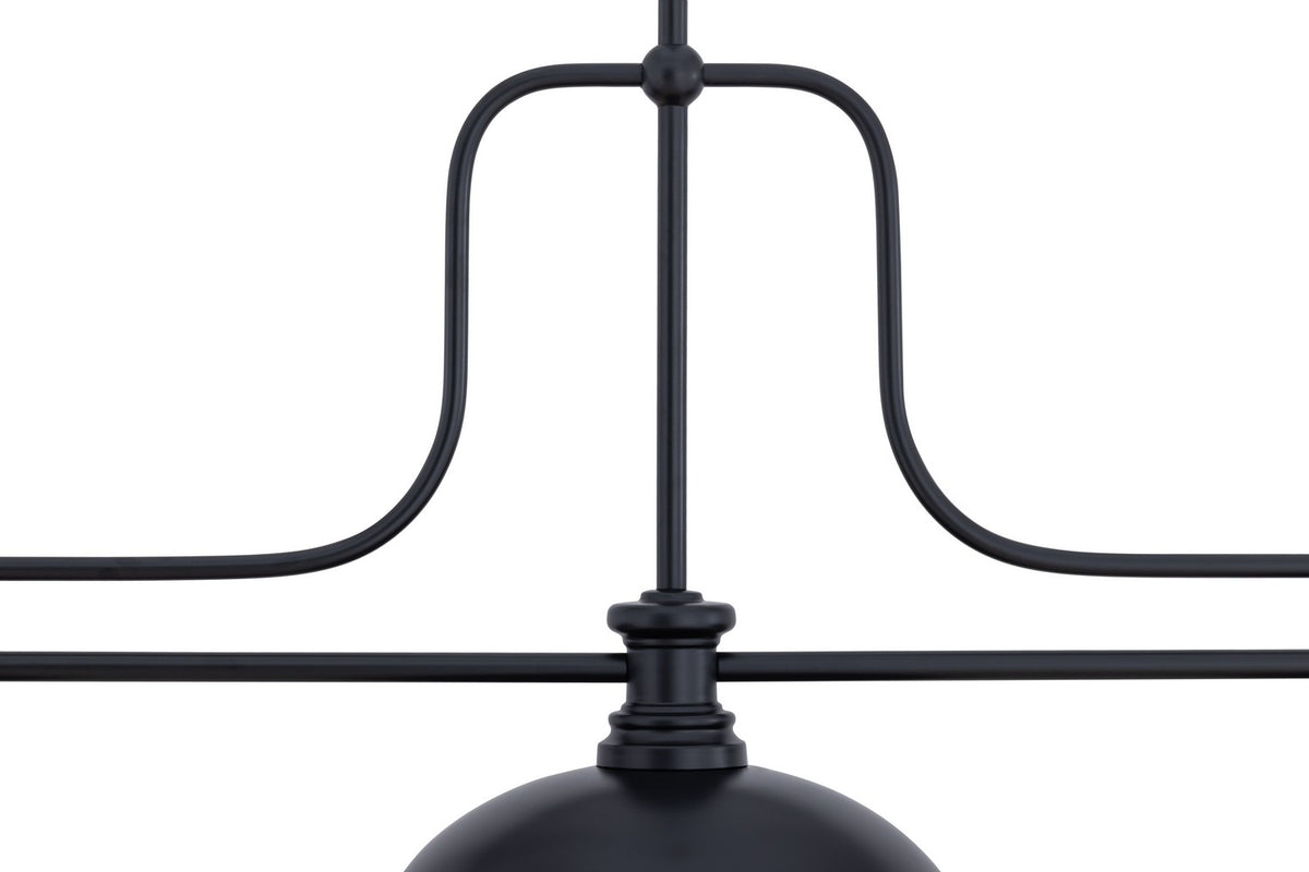 Z-Lite - 725-3MB-D12MB - Three Light Billiard - Melange - Matte Black