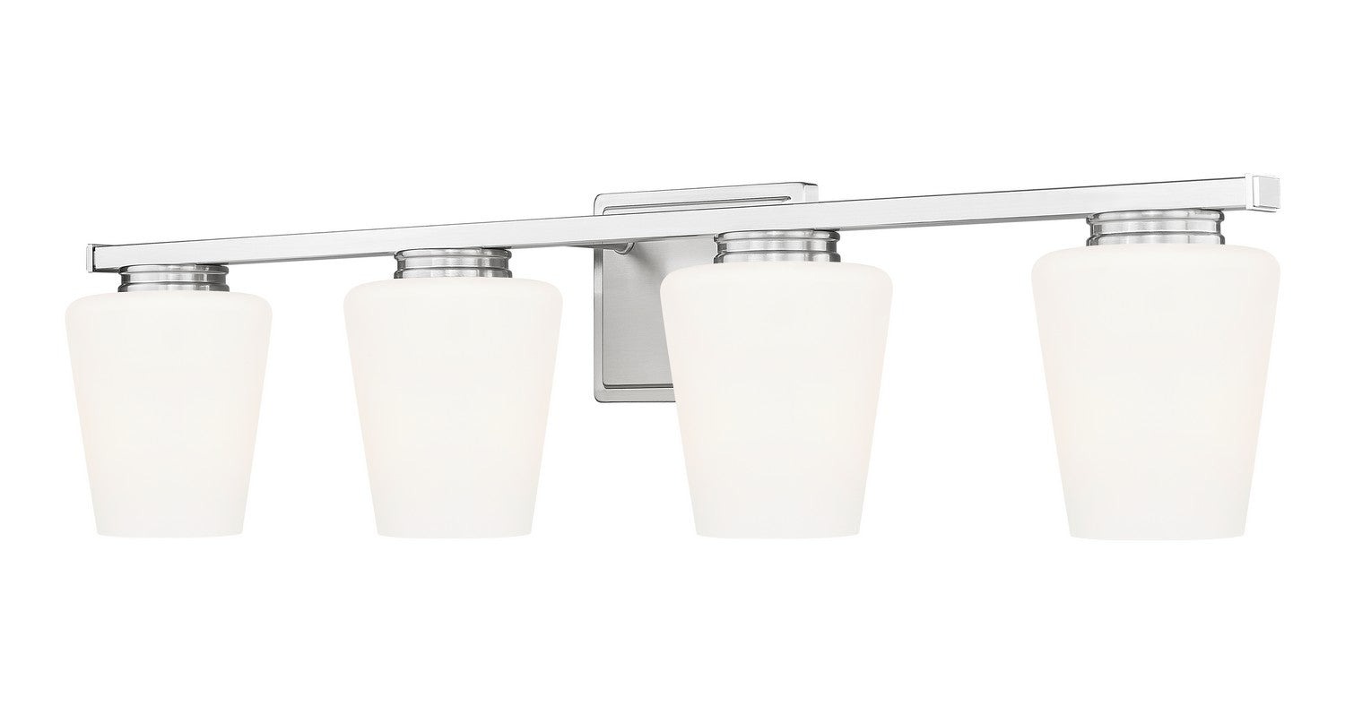 Z-Lite - 7703-4V-BN - Four Light Vanity - Nextra - Brushed Nickel