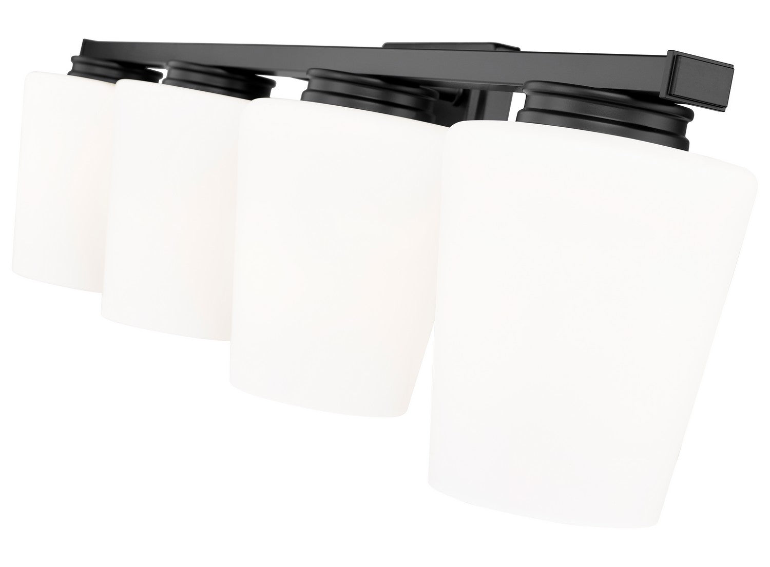 Z-Lite - 7703-4V-MB - Four Light Vanity - Nextra - Matte Black