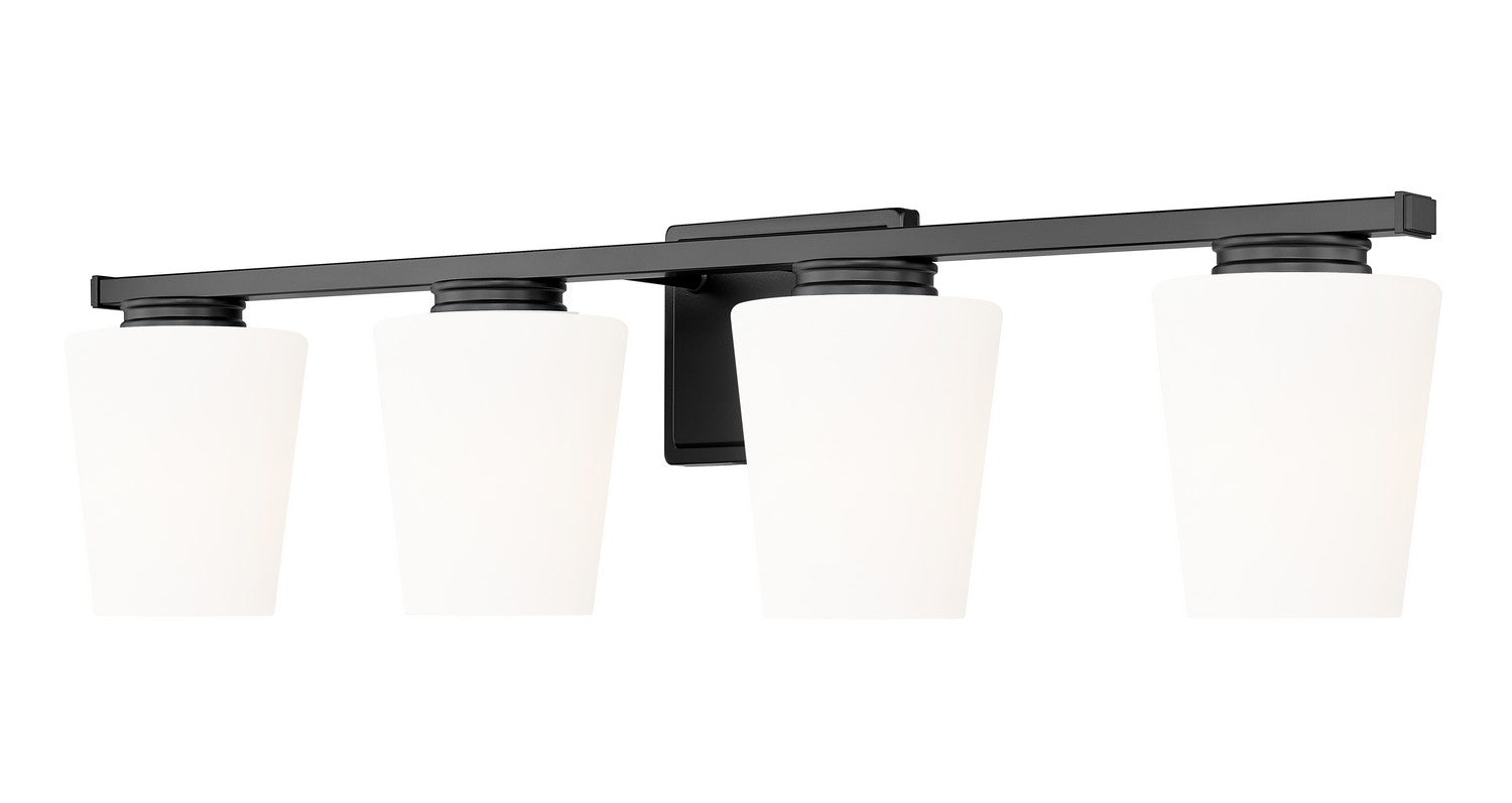 Z-Lite - 7703-4V-MB - Four Light Vanity - Nextra - Matte Black