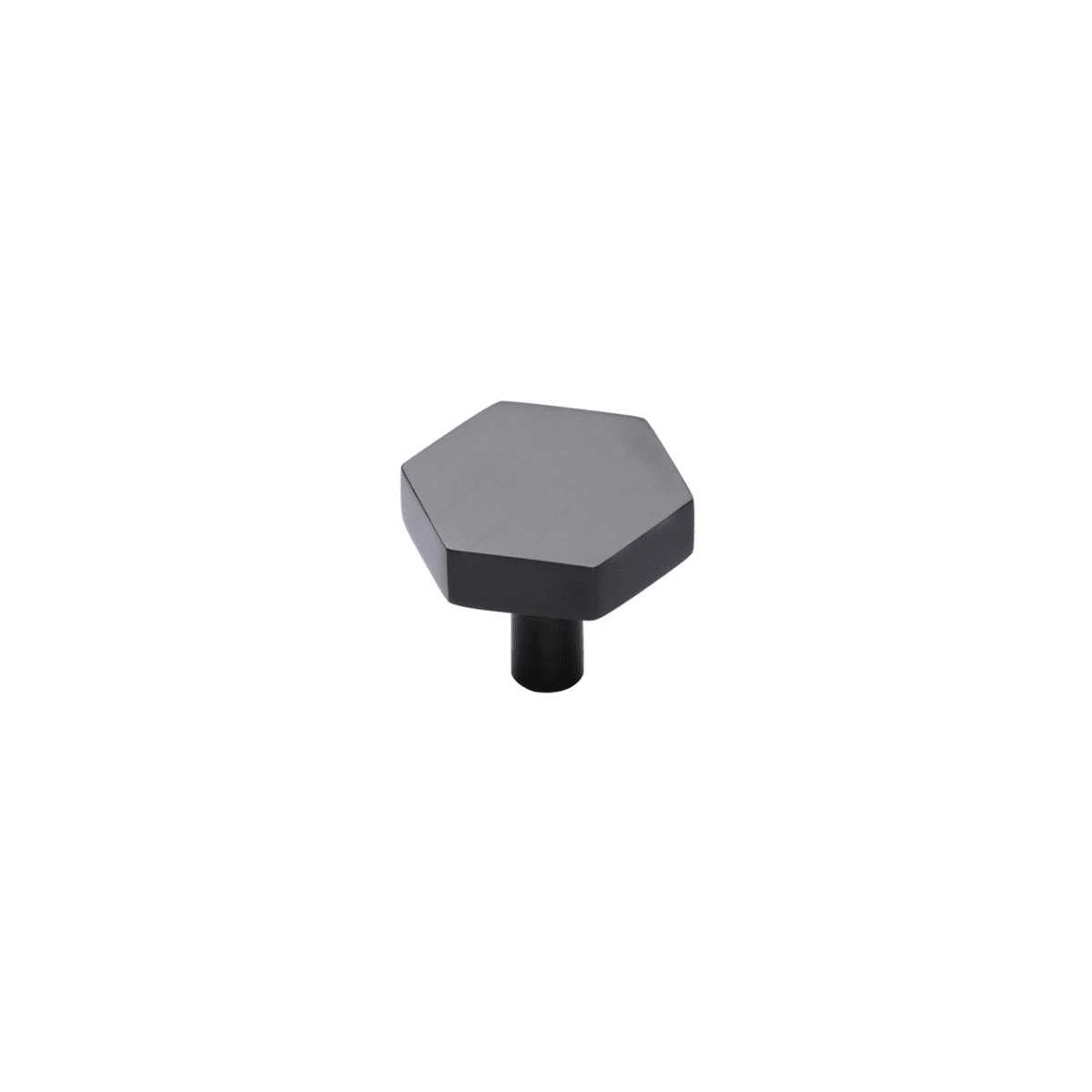 Solid Brass Hex 1-3/4 Inch Geometric Cabinet Knob