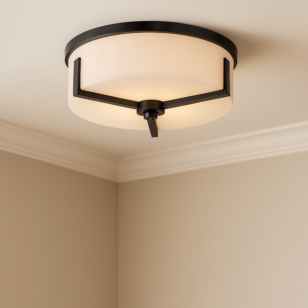 Dart Three Light Flush Mount