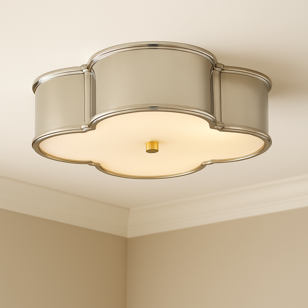 Basil Two Light Flush Mount