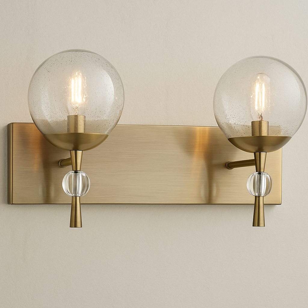 Populuxe Two Light Bath Vanity