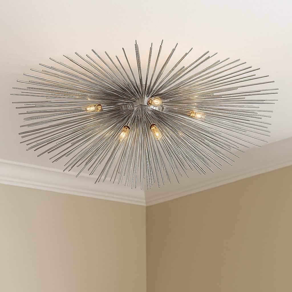 Strada Six Light Flush Mount