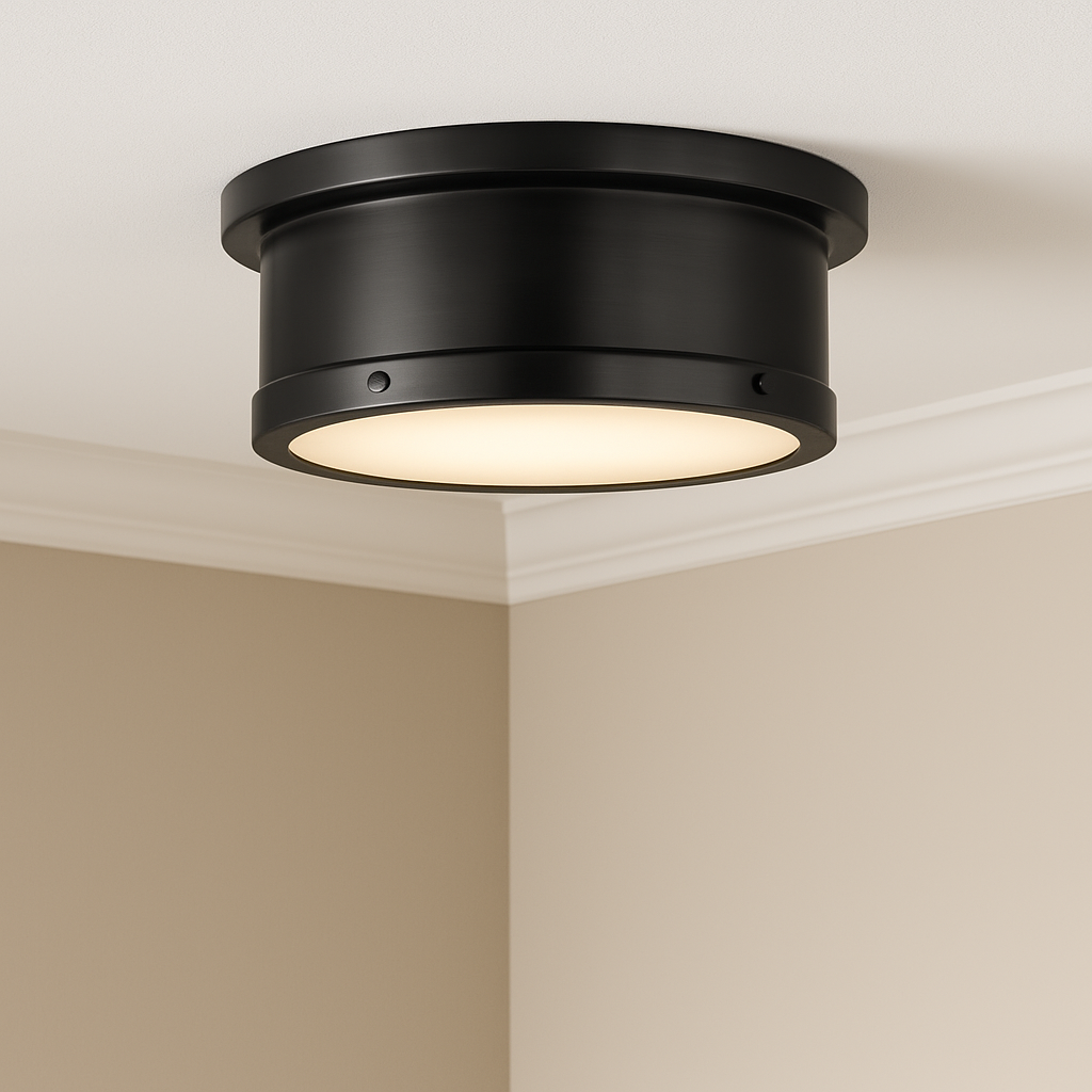 Serca Two Light Flush Mount