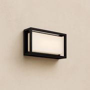 Framed LED Outdoor Wall Sconce