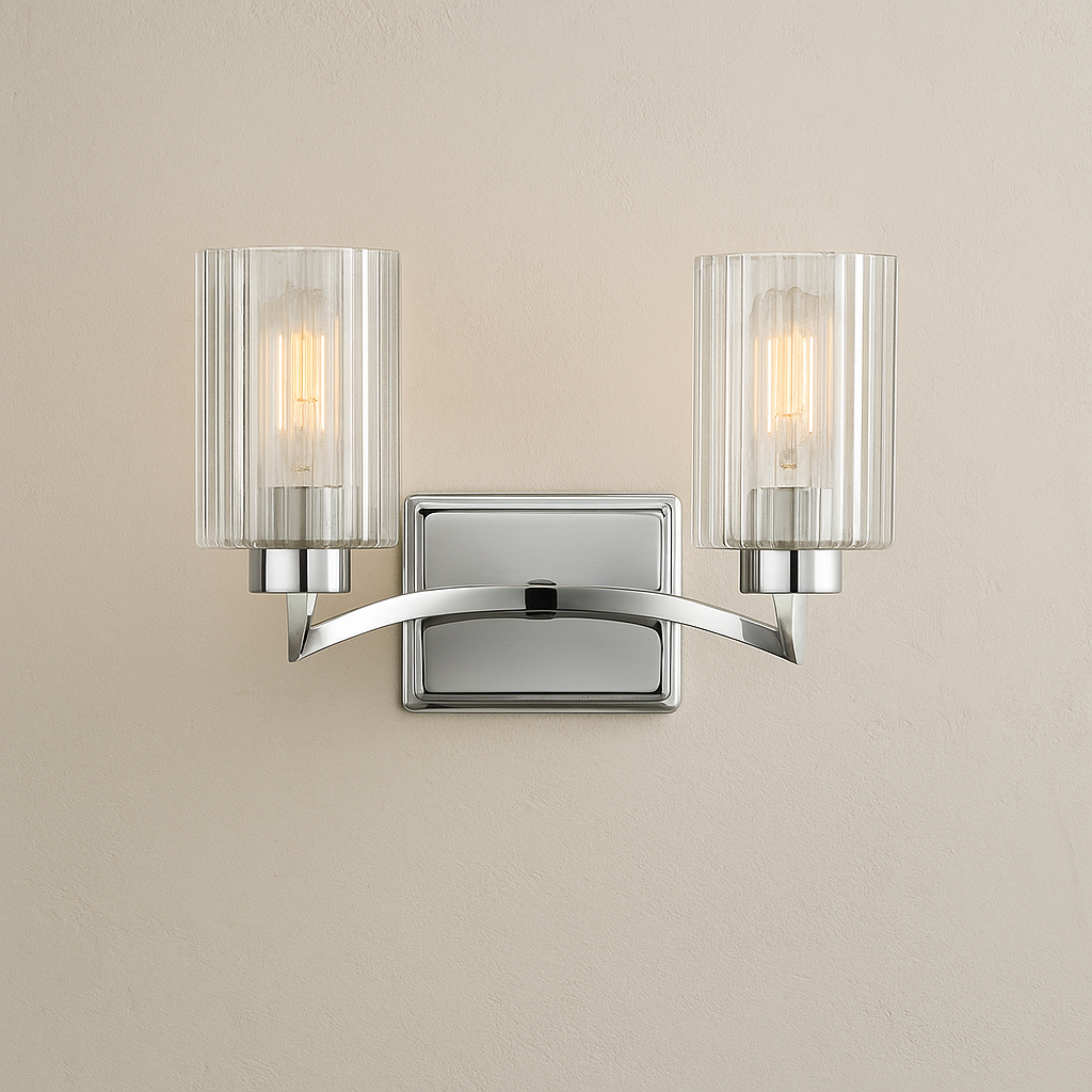 Rigata Two Light Wall Sconce