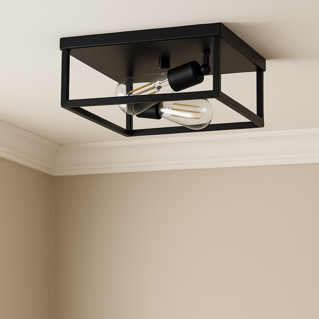 Perimeter Two Light Flush Mount
