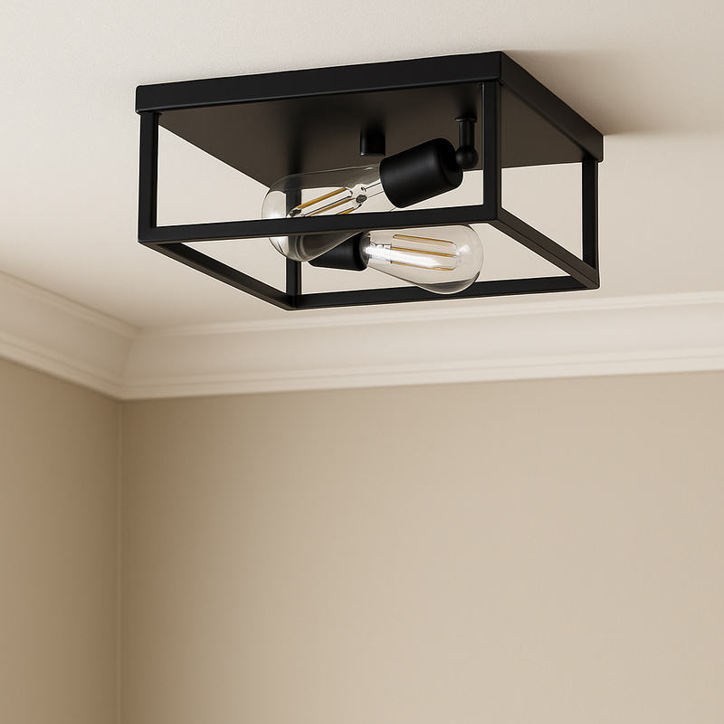 Perimeter Two Light Flush Mount
