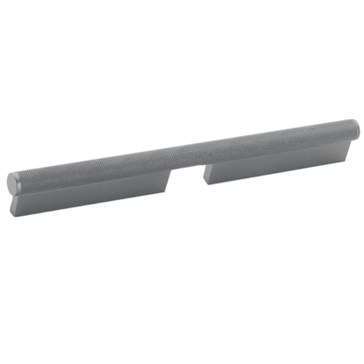 MODO Euro Modern 6" Center to Center Cabinet Pull with Knurled Metal Handle - Made in Brazil
