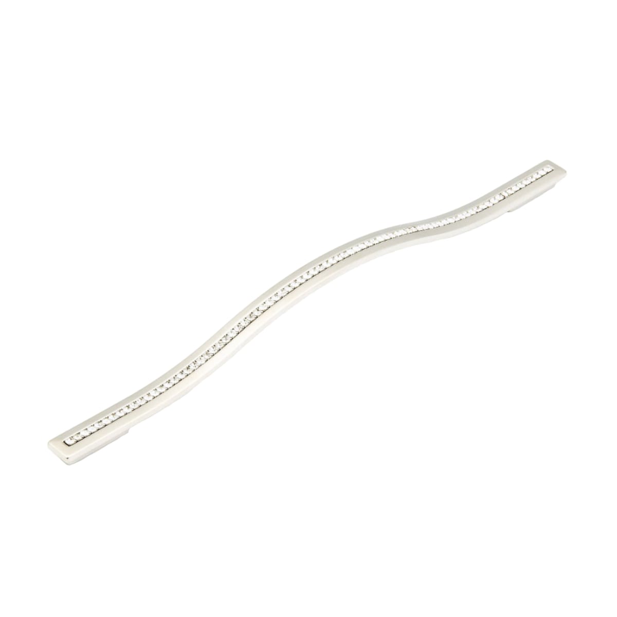 Skyevale 12-5/8" Center to Center Luxury Designer Appliance Handle Pull with Crystal Accents - Made in Italy