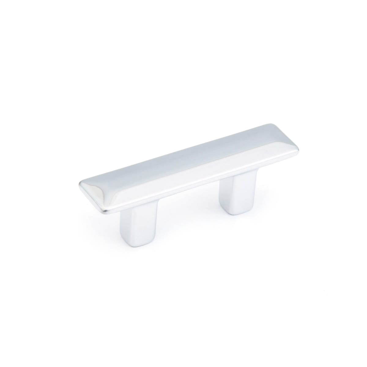 Schaub and Company - 304-26 - SkyeVale 1-1/4" Center to Center Contemporary Sleek Beveled Cabinet Bar Handle / Drawer Bar Pull - Made in Italy in Chrome