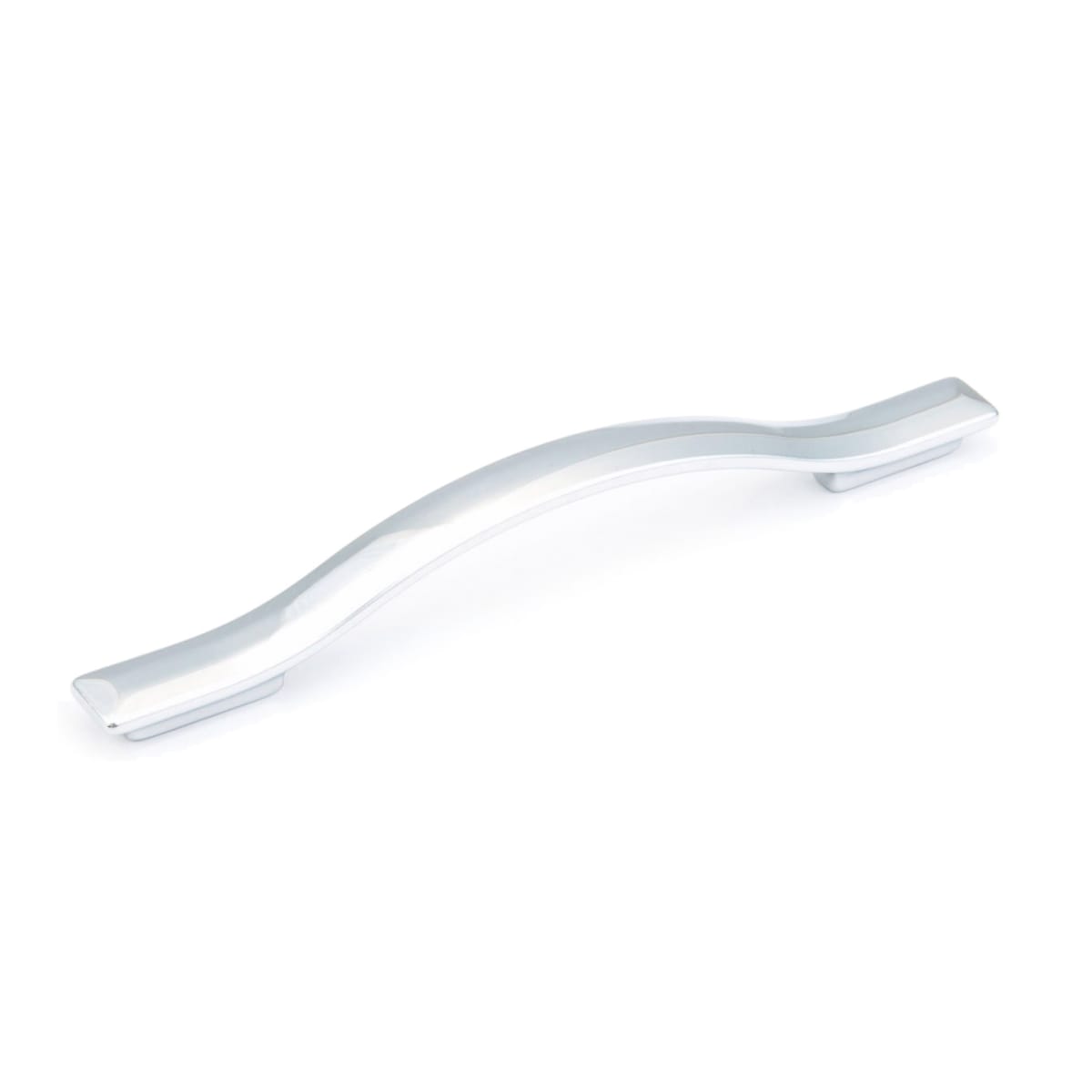 Schaub and Company - 305-26 - Skyevale 6-5/16" Center to Center Contemporary Sleek Arch Bow Cabinet Handle Pull - Made in Italy in Chrome