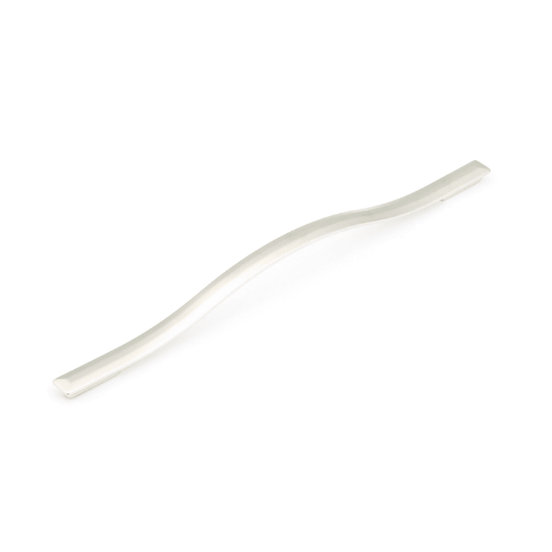 Schaub and Company - 306-15 - Skyevale 12-5/8" Center to Center Contemporary Designer Arch Bow Large Cabinet Handle Pull - Made in Italy in Satin Nickel