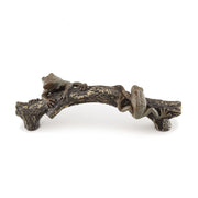 Schaub and Company - 895-PBZ-HBZ - Nature 5-1/2" Center to Center Solid Brass Designer Frog Branch Twig Cabinet Pull Drawer Pull Handle in Pompeian Bronze / Highlighted Bronze
