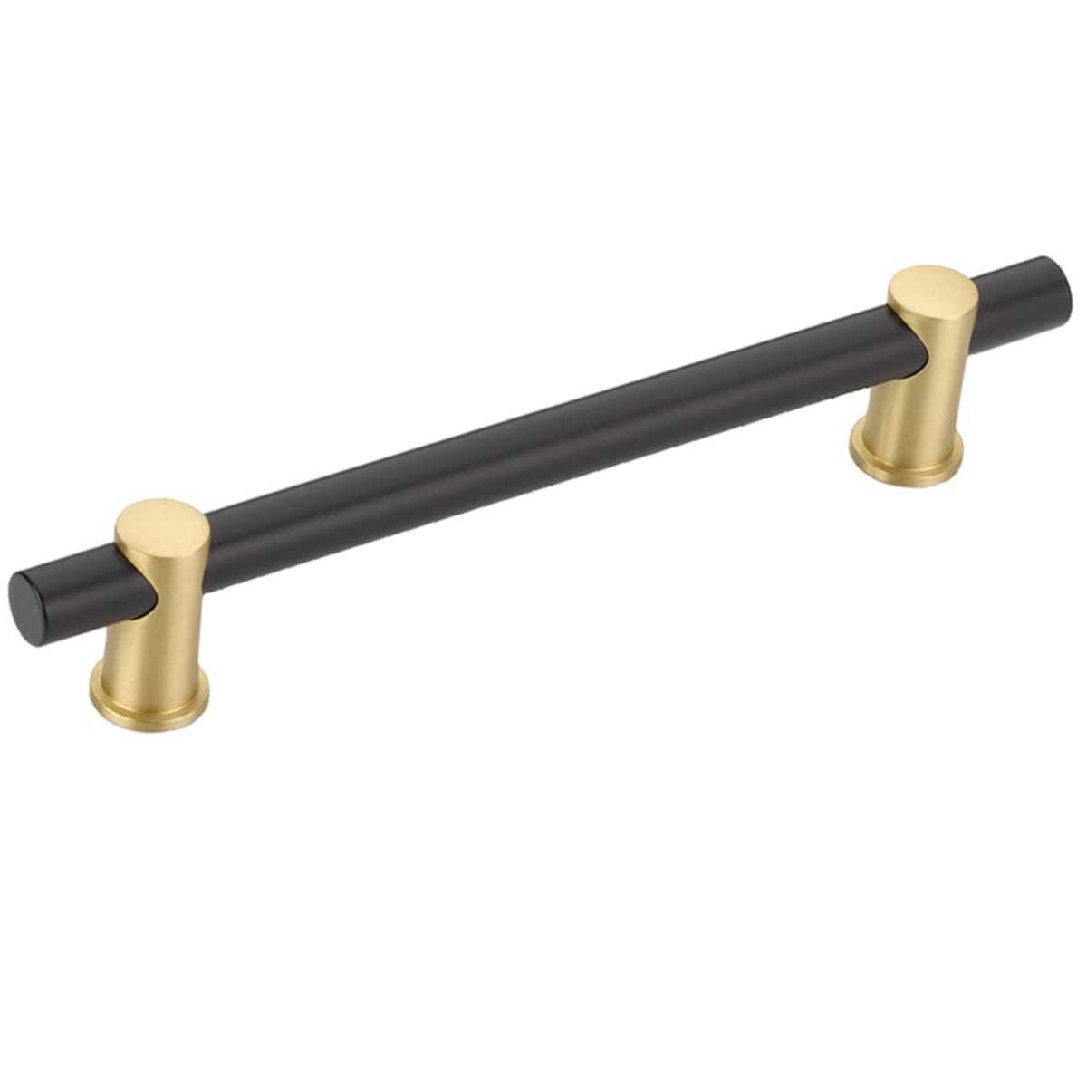 Fonce 6" Center to Center Modern Industrial Luxury Solid Brass Cabinet Bar Handle / Drawer Bar Pull