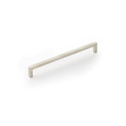 Schaub and Company - 788-10-PWB - Vinci 10" Center to Center Rustic Cast Bronze Large Cabinet Handle / Drawer Pull - Made in Italy in Polished White Bronze