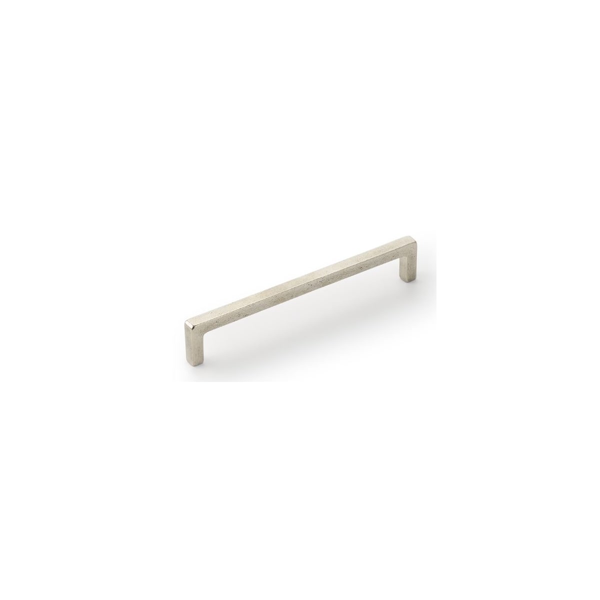 Schaub and Company - 788-8-PWB - Vinci 8" Center to Center Rustic Contemporary Solid Bronze Cabinet Handle Pull - Made in Italy in Polished White Bronze