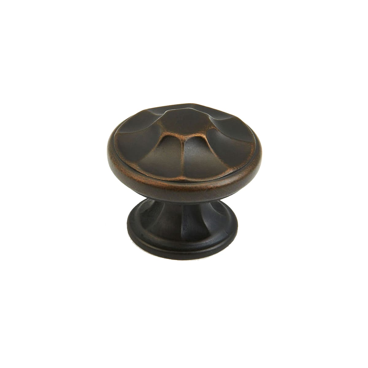 Schaub and Company - 876-ABZ-10PACK - Empire Pack of (10) 1-3/8" Classic Faceted Mushroom Cabinet Knobs / Drawer Knobs in Ancient Bronze