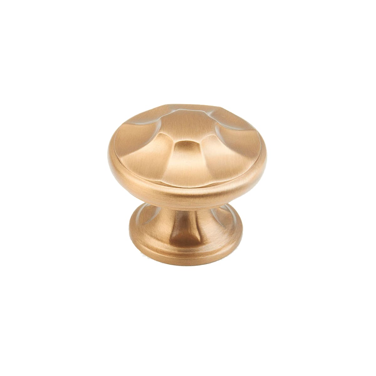 Empire Pack of (10) 1-3/8" Classic Faceted Mushroom Cabinet Knobs / Drawer Knobs