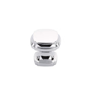 Schaub and Company - 882-26 - Empire 1-3/8" Traditional Scalloped Edge Square Cabinet Knob / Drawer Knob in Polished Chrome