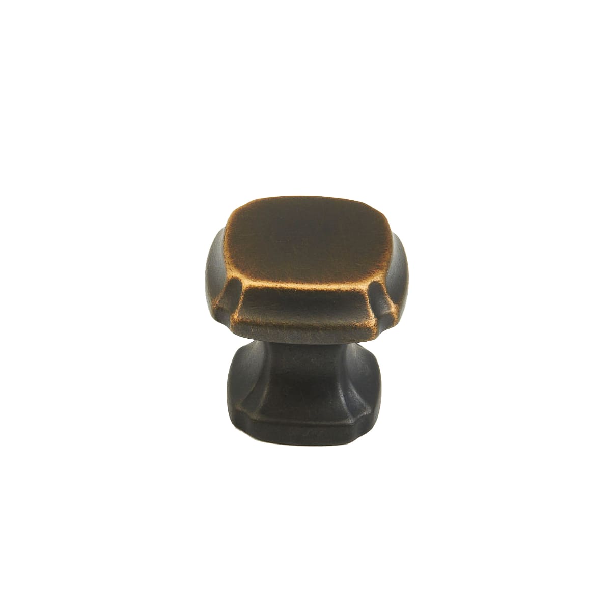 Schaub and Company - 882-ABZ-10PACK - Empire Pack of (10) 1-1/4" Classical Traditional Square Cabinet Knobs / Drawer Knobs in Ancient Bronze