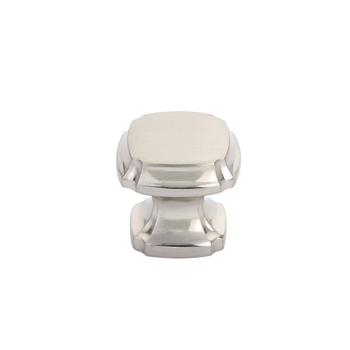Empire 1-3/8" Traditional Scalloped Edge Square Cabinet Knob / Drawer Knob