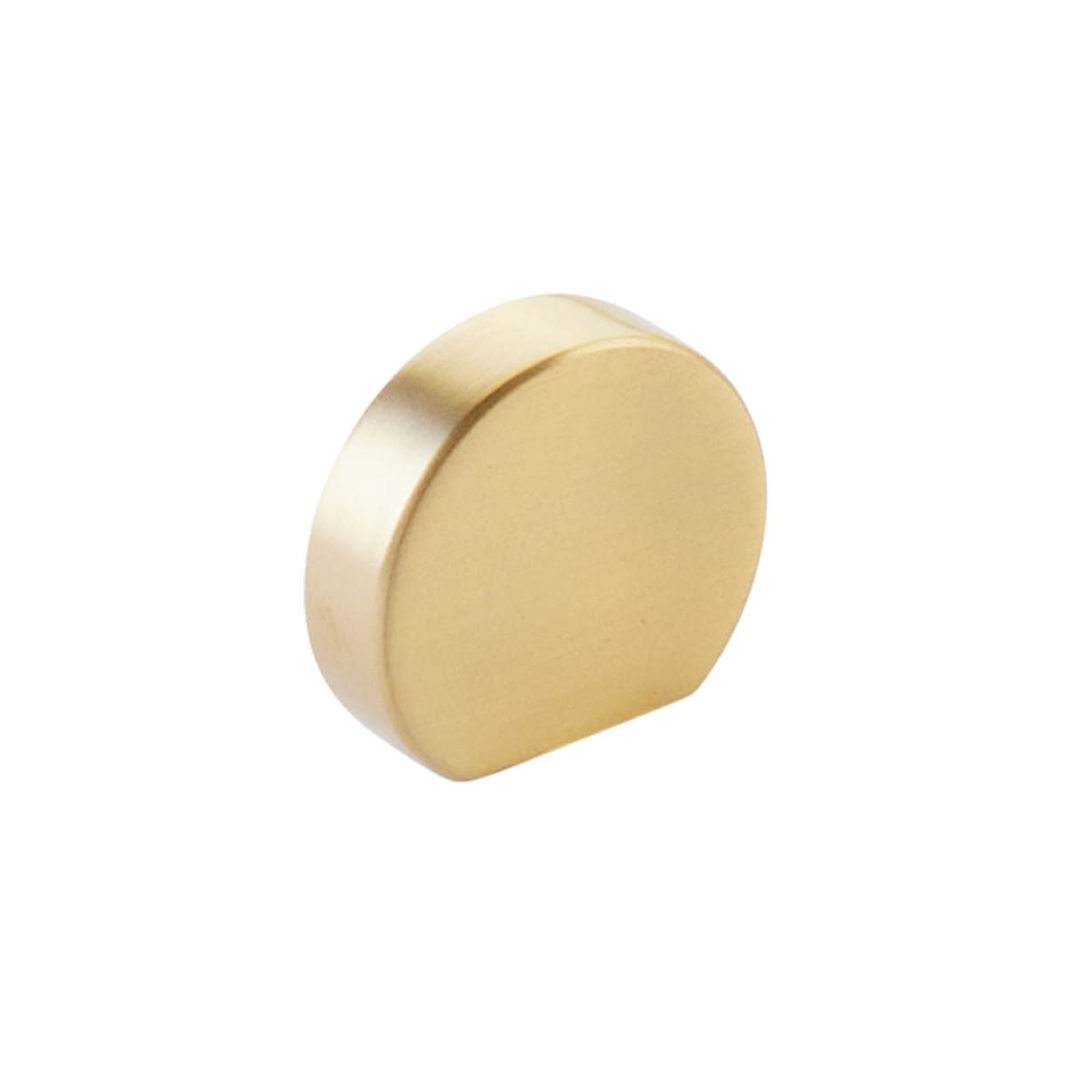 Cafe Modern 1" Disc Luxury Cabinet Knob / Drawer Knob - Solid Brass