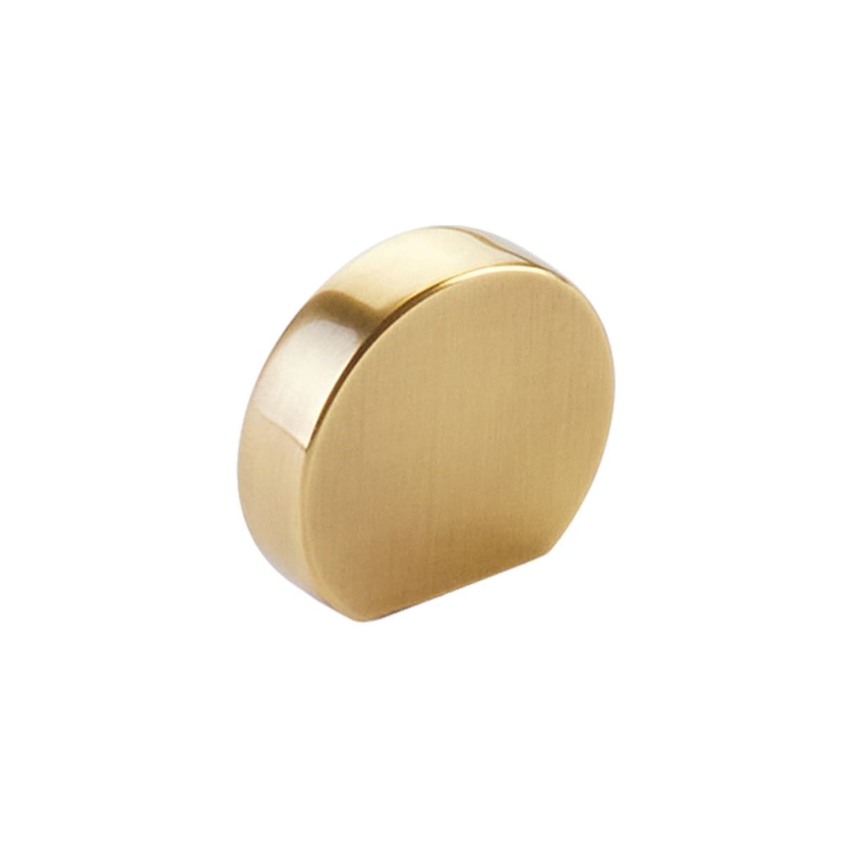 Schaub and Company - 10040-VB - Cafe Modern 1" Disc Luxury Cabinet Knob / Drawer Knob - Solid Brass in Vintage Brass