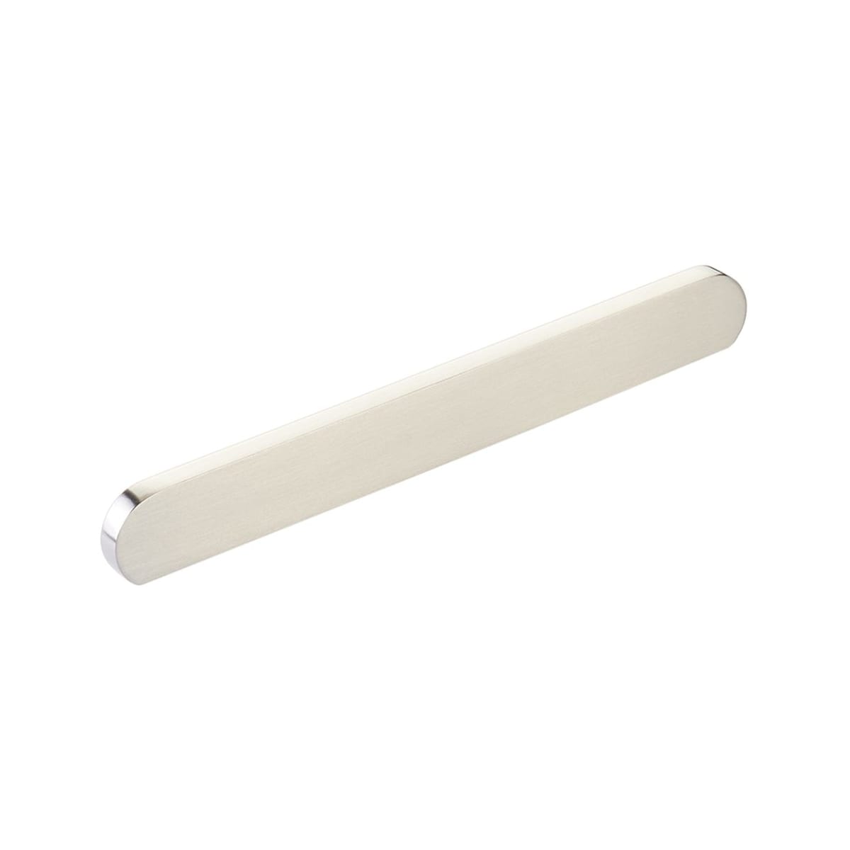 Cafe Modern 6-5/16" or 8" Center to Center Oval Pill Cabinet Pull / Drawer Pull - Solid Brass
