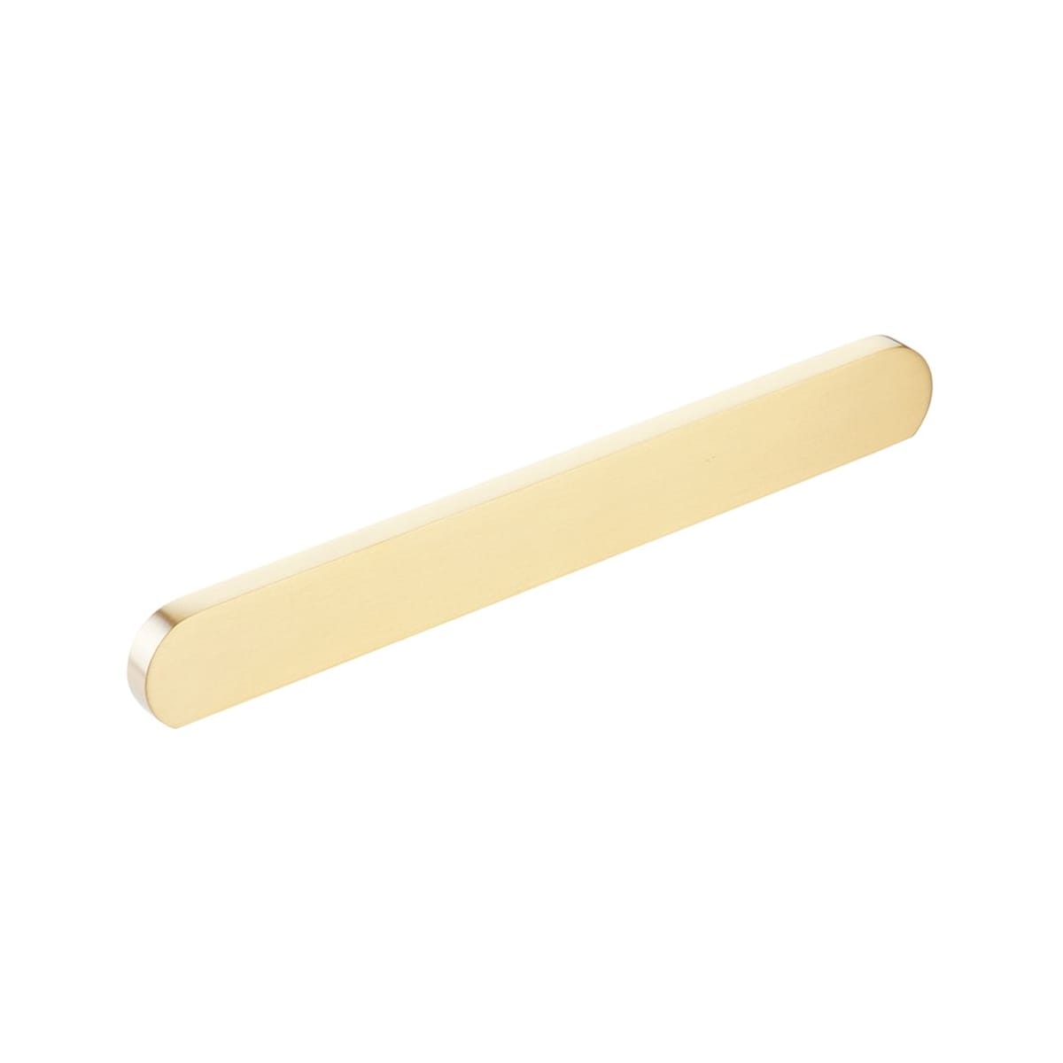 Cafe Modern 6-5/16" or 8" Center to Center Oval Pill Cabinet Pull / Drawer Pull - Solid Brass