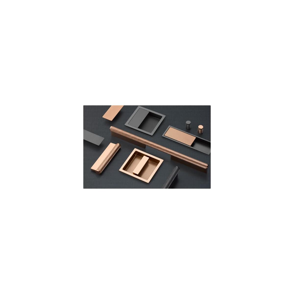 Schaub and Company - 1204-PRG - MODO 12" Center to Center Euro Modern Diamond Knurled Bar Large Oversized 16-7/8" Cabinet Handle / Drawer Pull in Polished Rose Gold
