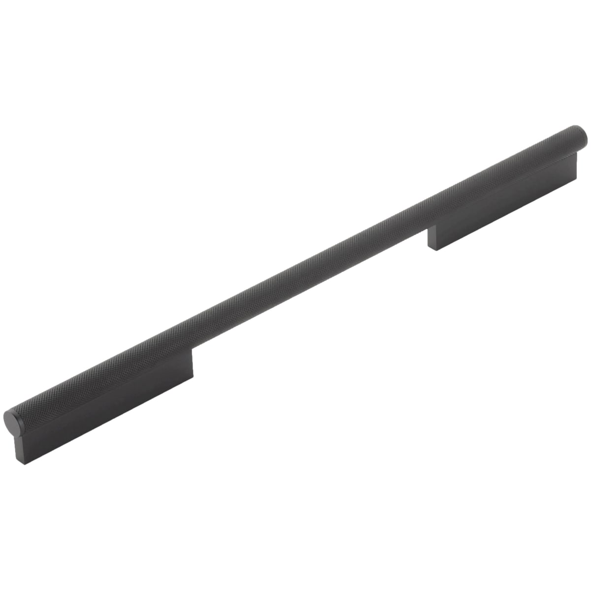 MODO 12" Center to Center Euro Modern Diamond Knurled Bar Large Oversized 16-7/8" Cabinet Handle / Drawer Pull