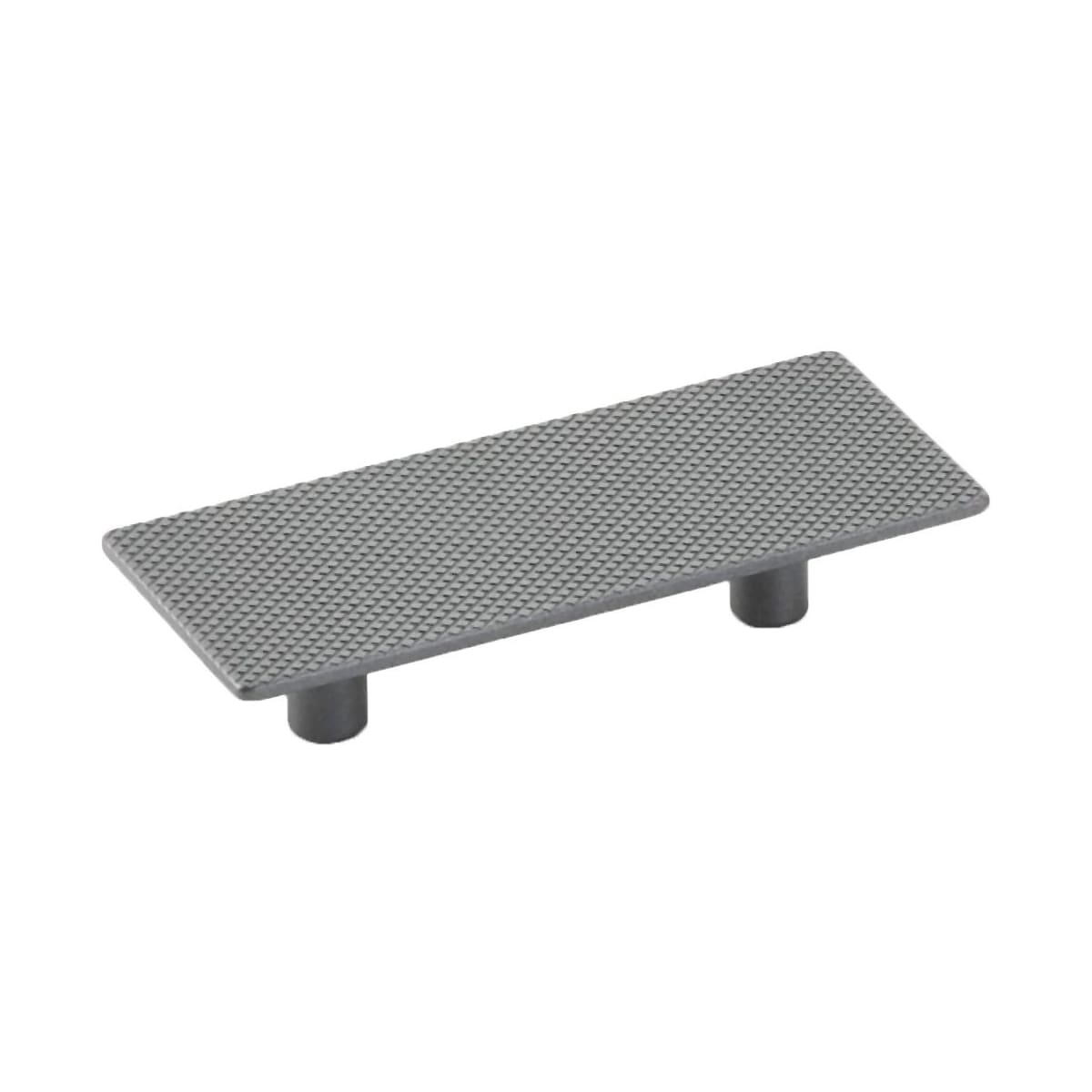 MODO 1-7/8" Center to Center Euro Modern Diamond Knurled Flat Bar Cabinet Pull