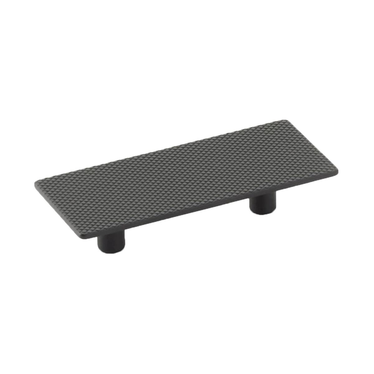 MODO 1-7/8" Center to Center Euro Modern Diamond Knurled Flat Bar Cabinet Pull
