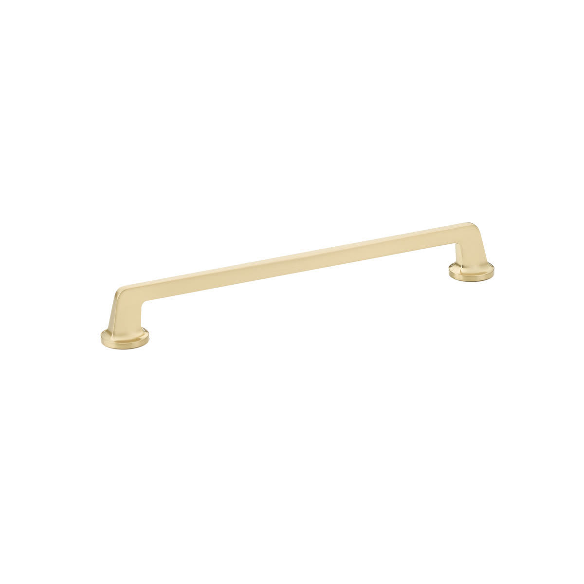 Schaub and Company - 203-SSB - Northport 10" Center to Center Contemporary Nautical Industrial Large Cabinet Handle / Drawer Pull in Signature Satin Brass