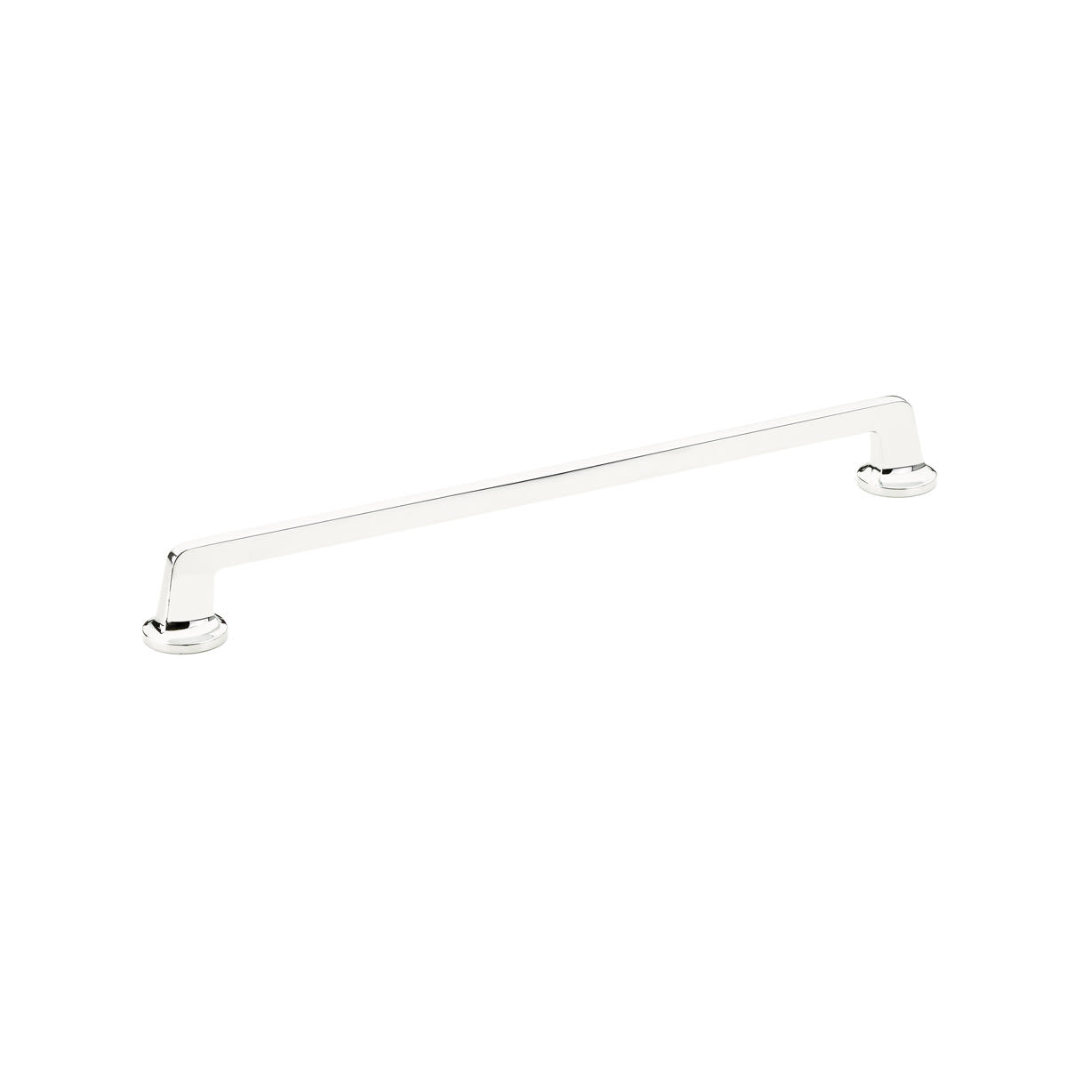 Schaub and Company - 204-26 - Northport 12" Center to Center Contemporary Maritime Industrial Nautical Large Cabinet Handle Pull in Polished Chrome