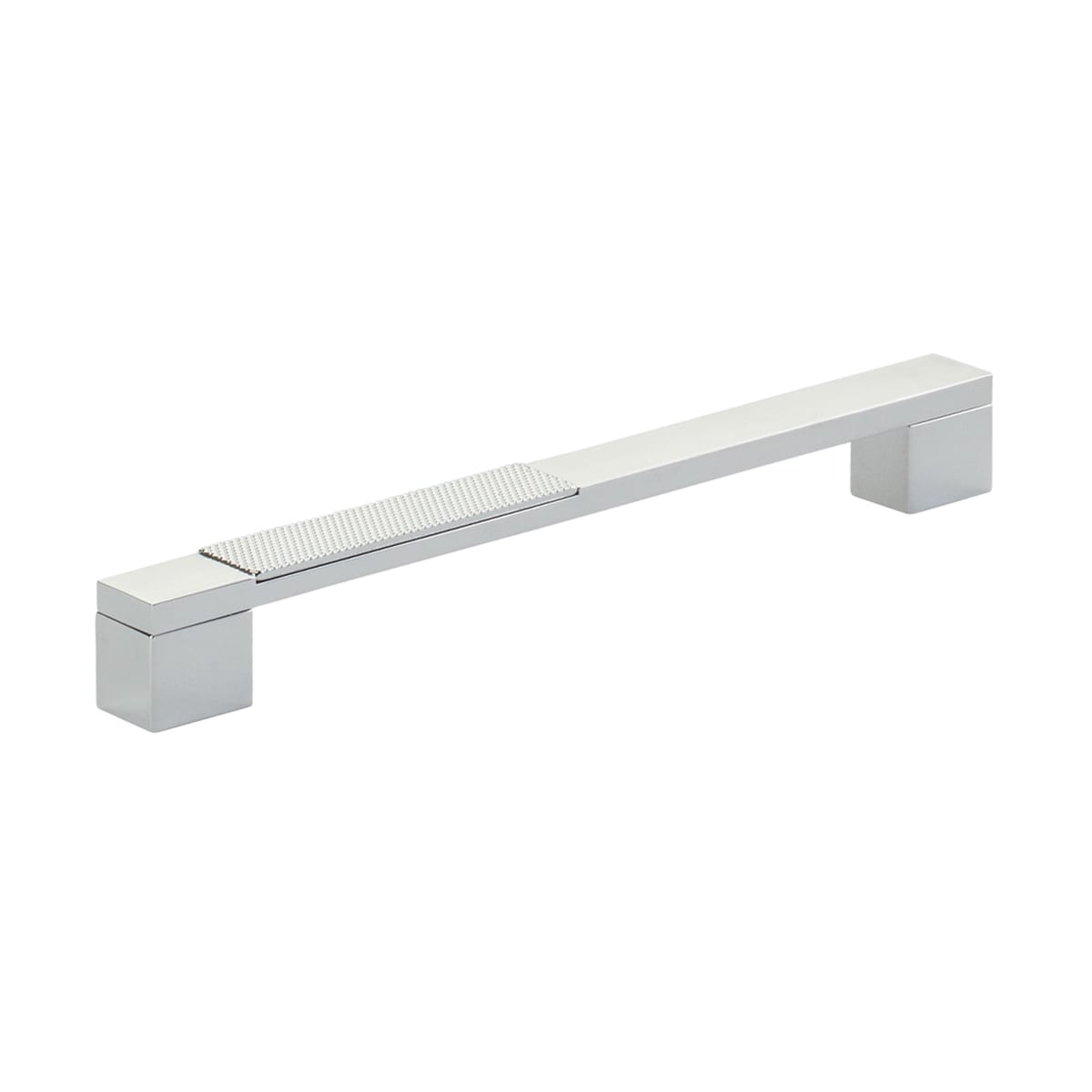Urbano 8" Center to Center Urban Modern Split Texture Diamond Knurled Bold Cabinet Handle / Drawer Pull
