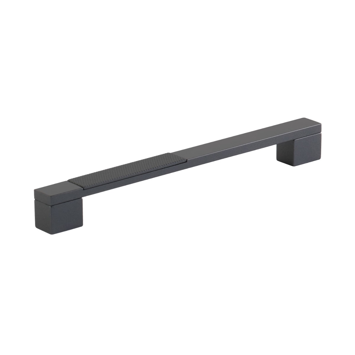 Urbano 8" Center to Center Urban Modern Split Texture Diamond Knurled Bold Cabinet Handle / Drawer Pull