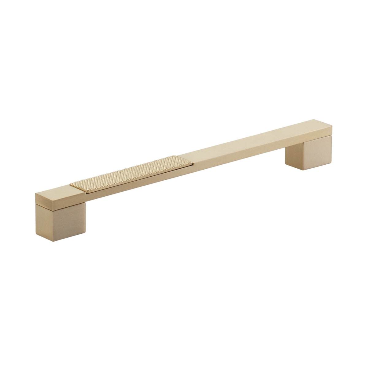 Urbano 8" Center to Center Urban Modern Split Texture Diamond Knurled Bold Cabinet Handle / Drawer Pull
