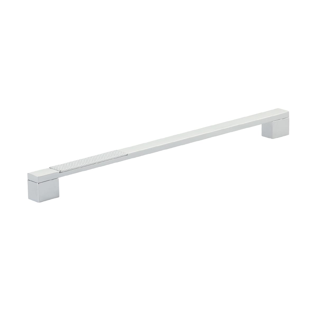 Urbano 12" Center to Center Urban Modern Split Texture Diamond Knurled Large Oversized Cabinet Handle / Drawer Pull