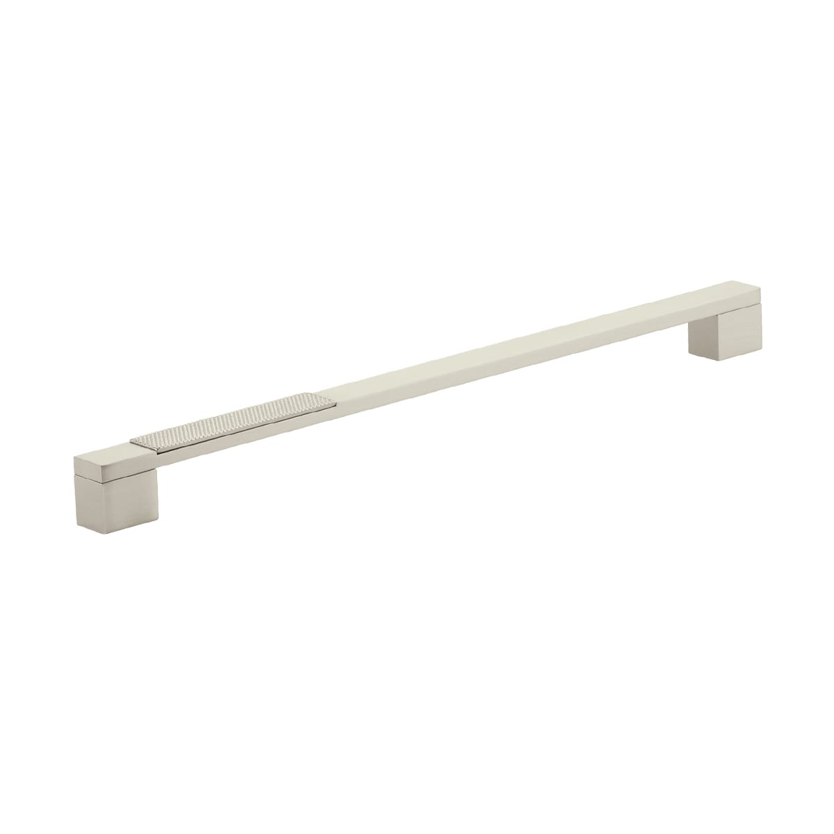 Urbano 12" Center to Center Urban Modern Split Texture Diamond Knurled Large Oversized Cabinet Handle / Drawer Pull