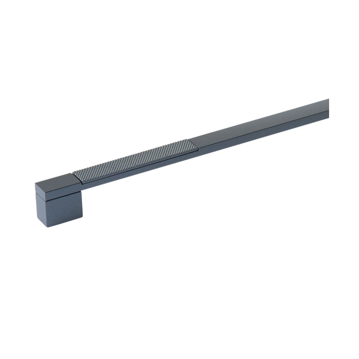 Schaub and Company - 211005-SSB - Urbano 18" Center to Center Urban Modern Split Texture Diamond Knurled Oversized Cabinet Handle / Drawer Pull in Signature Satin Brass