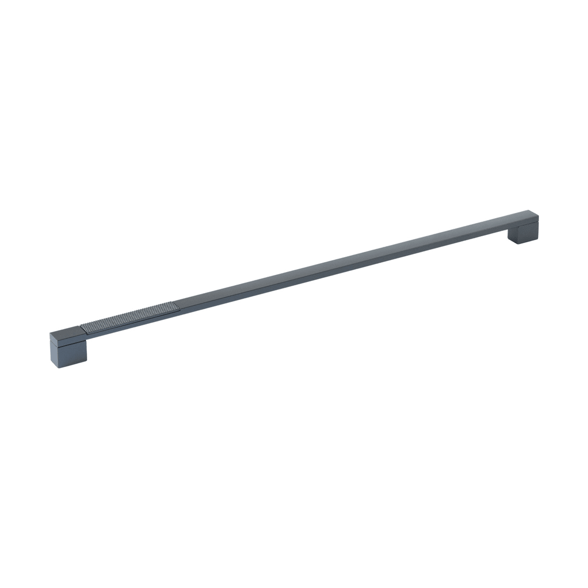Urbano 18" Center to Center Urban Modern Split Texture Diamond Knurled Oversized Cabinet Handle / Drawer Pull
