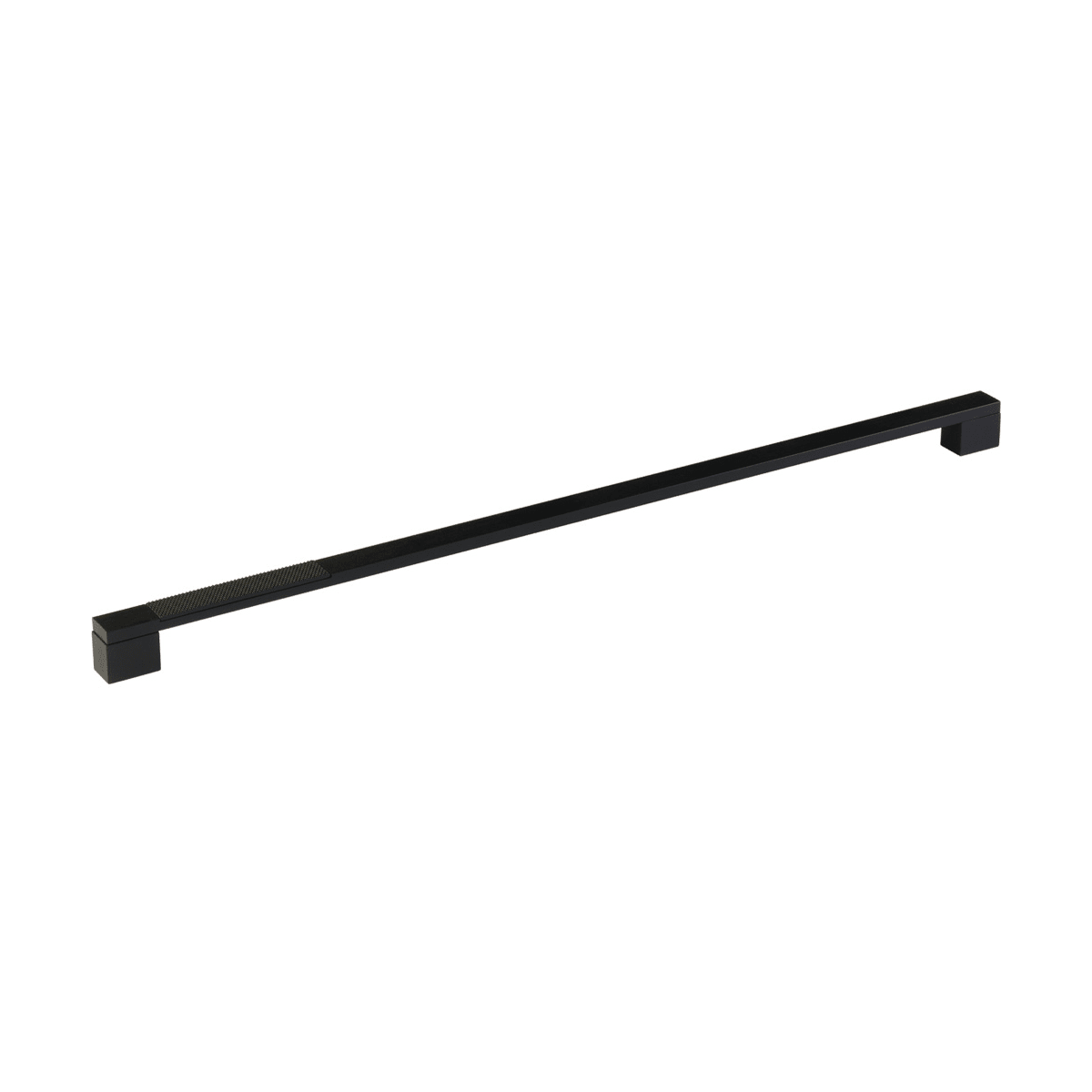 Urbano 18" Center to Center Urban Modern Split Texture Diamond Knurled Oversized Cabinet Handle / Drawer Pull